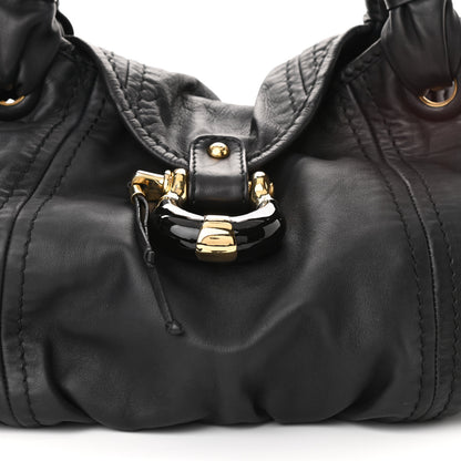 Jimmy Choo Calfskin Satchel Black 8 of 10