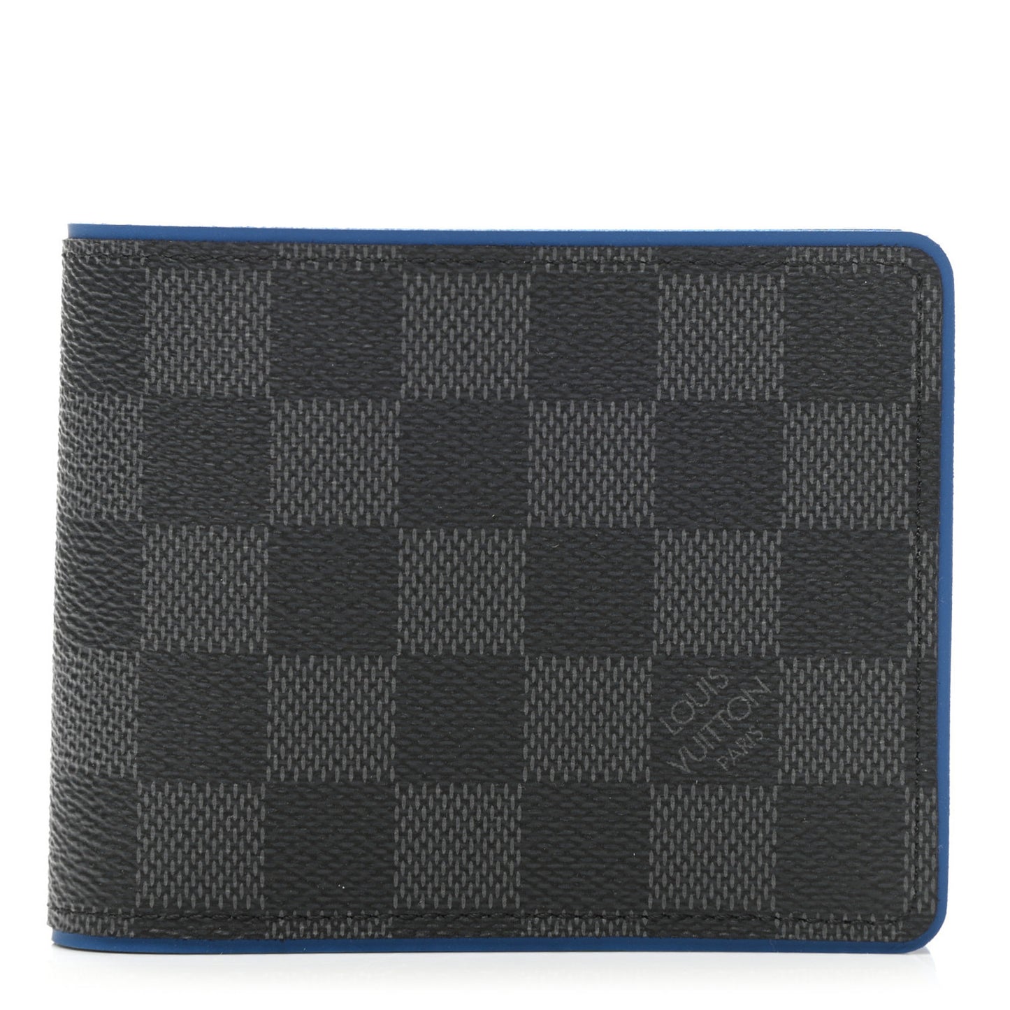 Damier Graphite Slender Wallet Blue