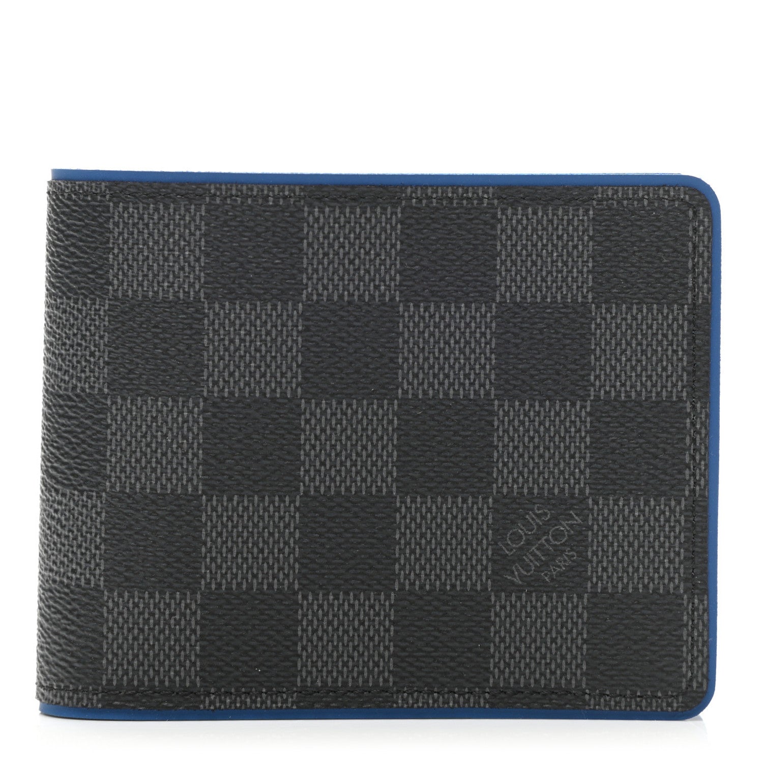 Louis Vuitton Damier Graphite Slender Wallet Blue 1 of 7