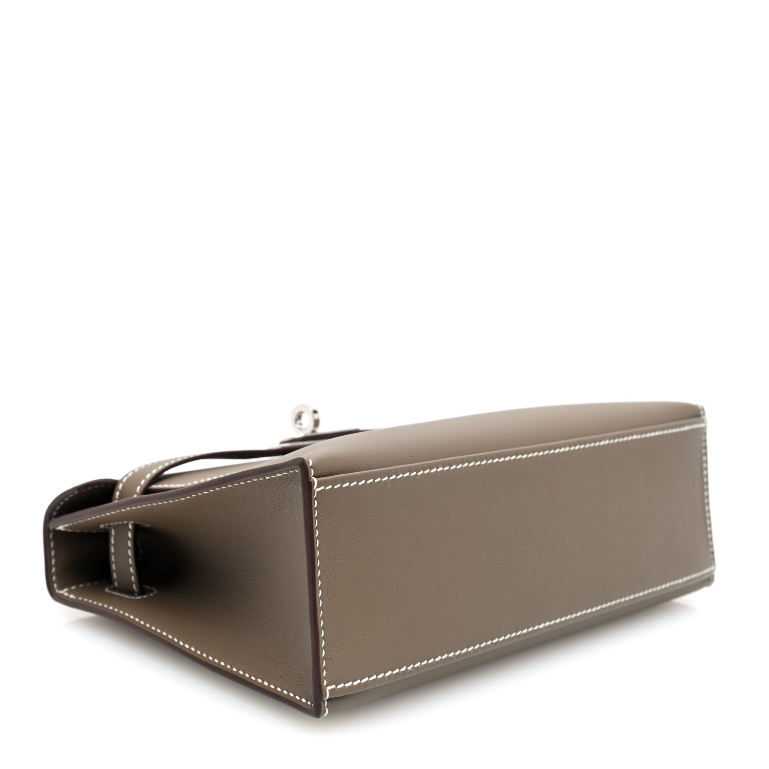 Hermes Swift Kelly Pochette Clutch Etoupe 4 of 11