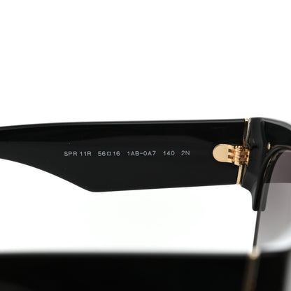 Prada Acetate Sunglasses SPR 11R Black 5 of 7