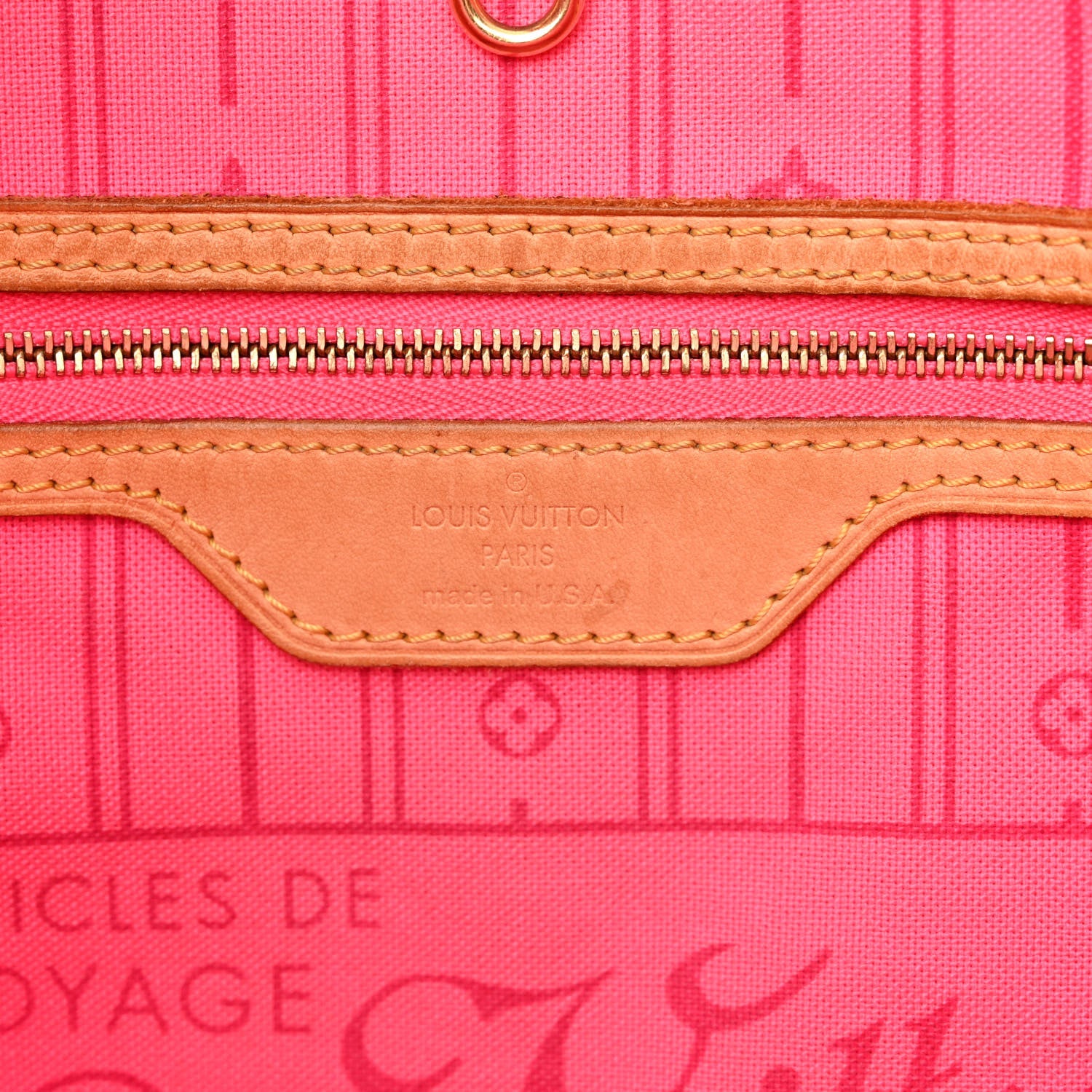 Louis Vuitton Monogram Roses Neverfull MM 6 of 15