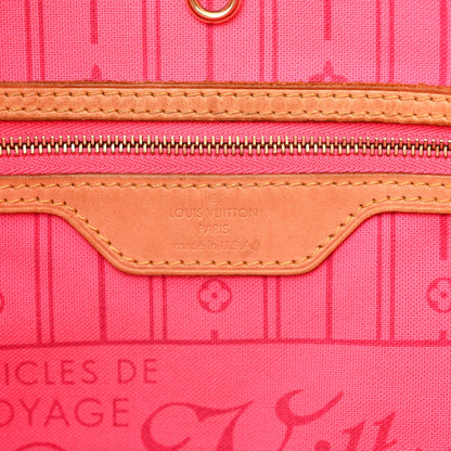 Louis Vuitton Monogram Roses Neverfull MM 6 of 15
