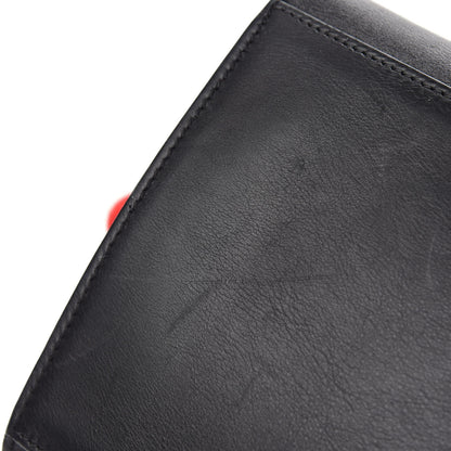 Celine Pony Hair Smooth Calfskin Medium Tri-Color Trapeze Glacier Red Black 8 of 16