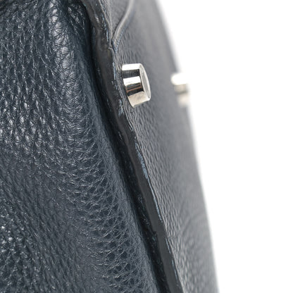 Fendi Cuoio Romano Selleria Monster Eyes Large Mens Peekaboo Iconic Essential Satchel Blue 12 of 13
