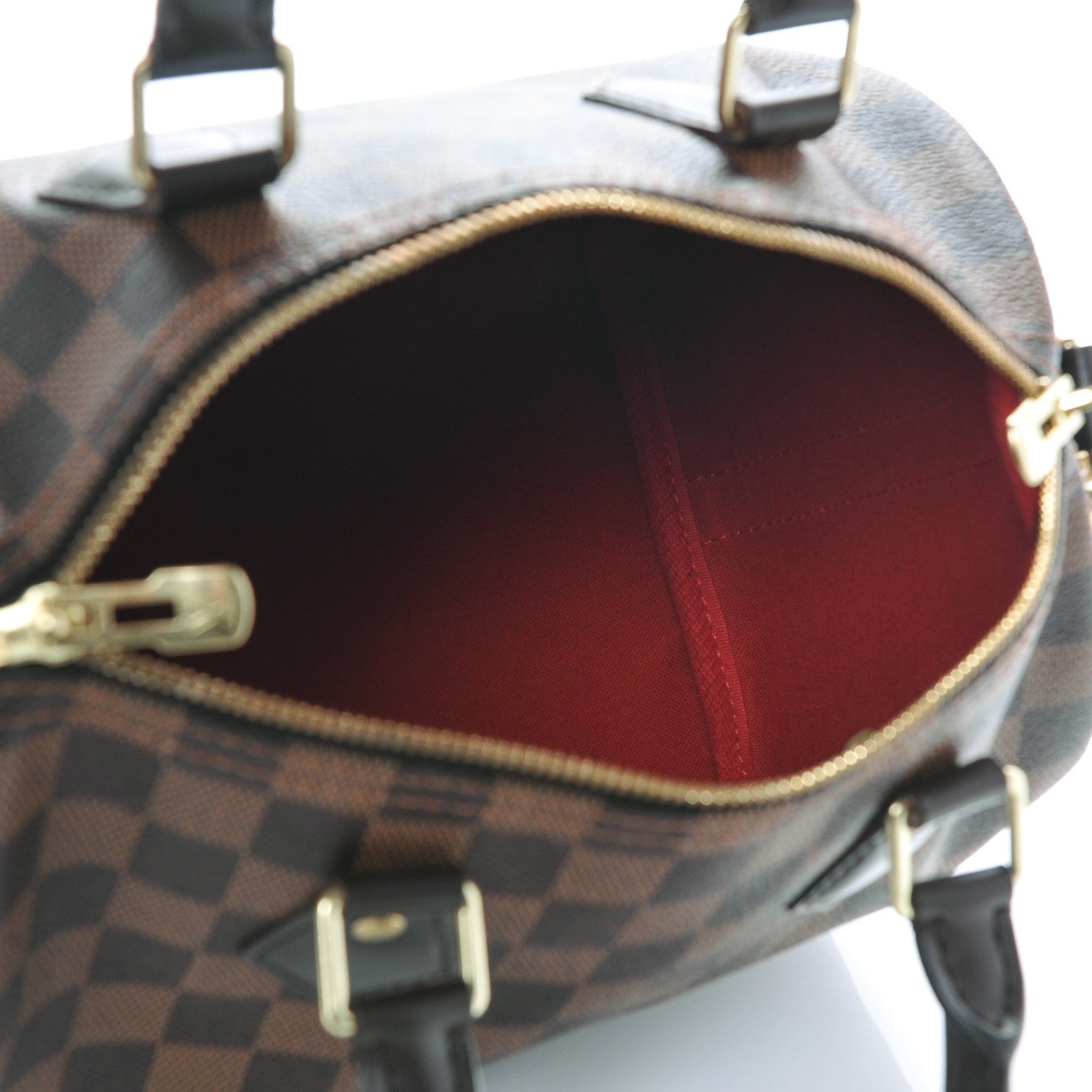 Louis Vuitton Damier Ebene Speedy Bandouliere 25 5 of 7