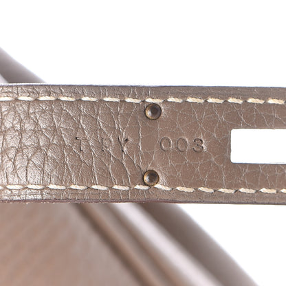 Hermes Taurillon Clemence Birkin 35 Etoupe 25 of 40