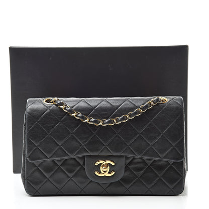 Chanel Lambskin Quilted Small Double Flap Black 19 of 19