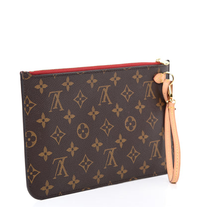 Louis Vuitton Monogram Neverfull MM GM Pochette Cherry 2 of 8