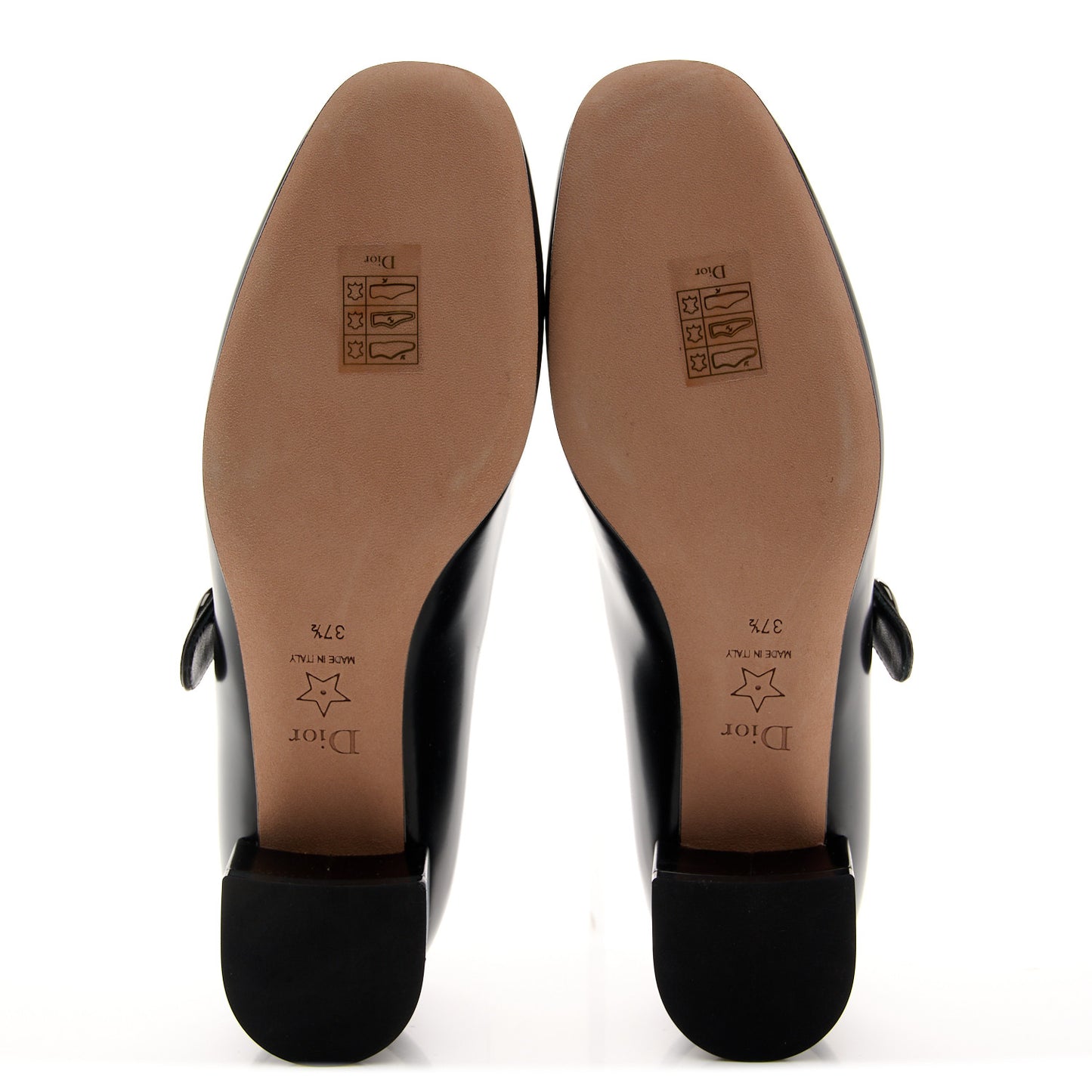 Brushed Calfskin Uniform 30mm Pumps 37.5 Black