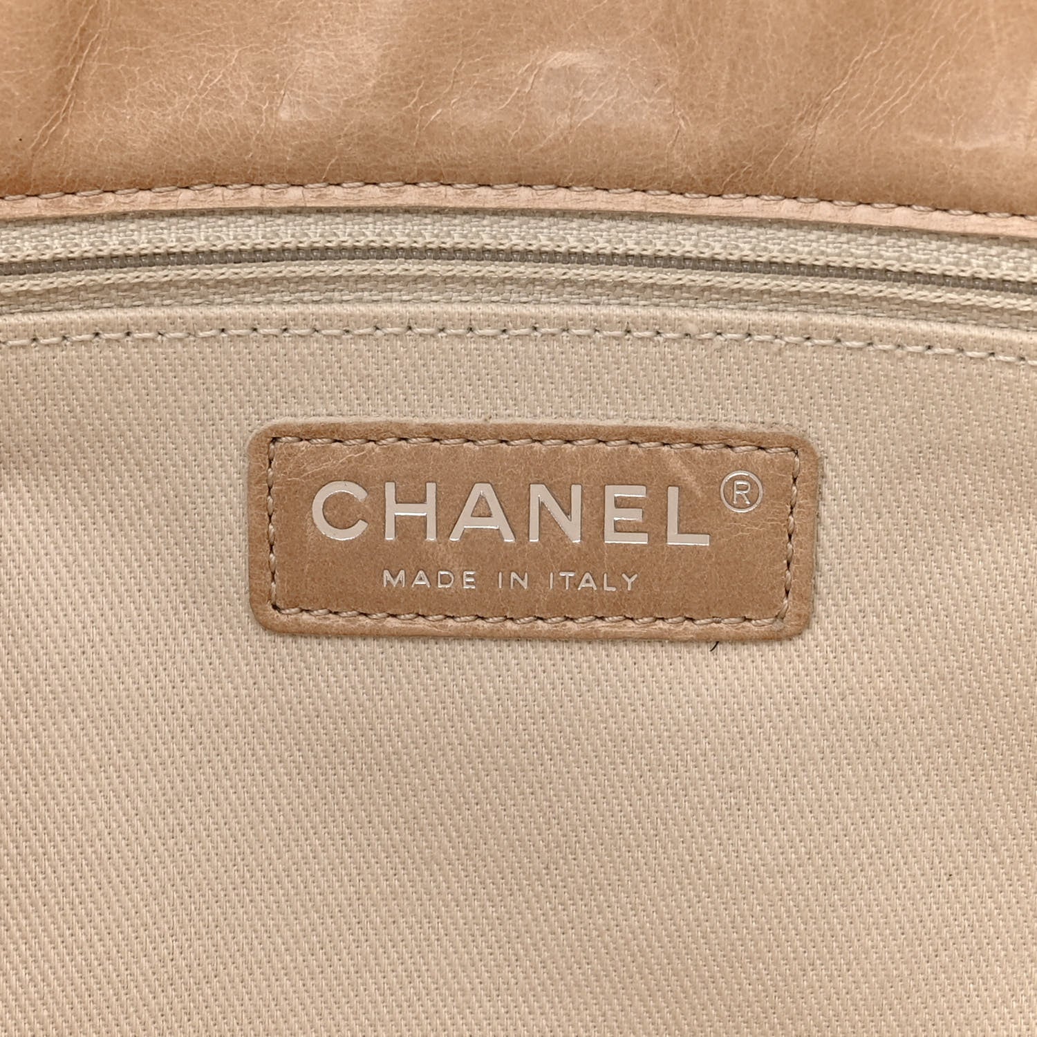 Chanel Glazed Calfskin Quilted Large Coco Soft Flap Beige 7 of 14