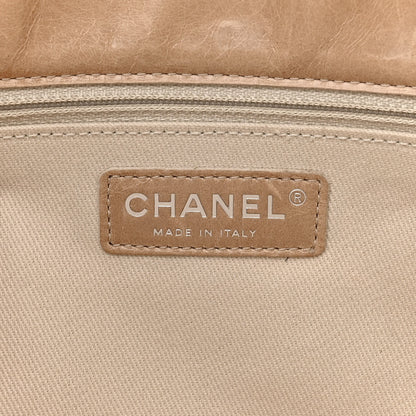 Chanel Glazed Calfskin Quilted Large Coco Soft Flap Beige 7 of 14