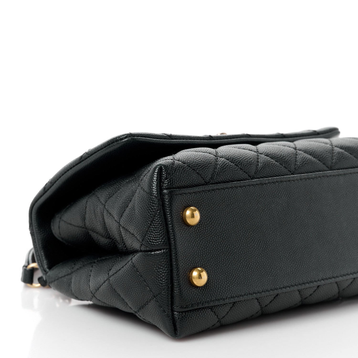 Chanel Caviar Quilted Mini Coco Handle Flap Black 10 of 15