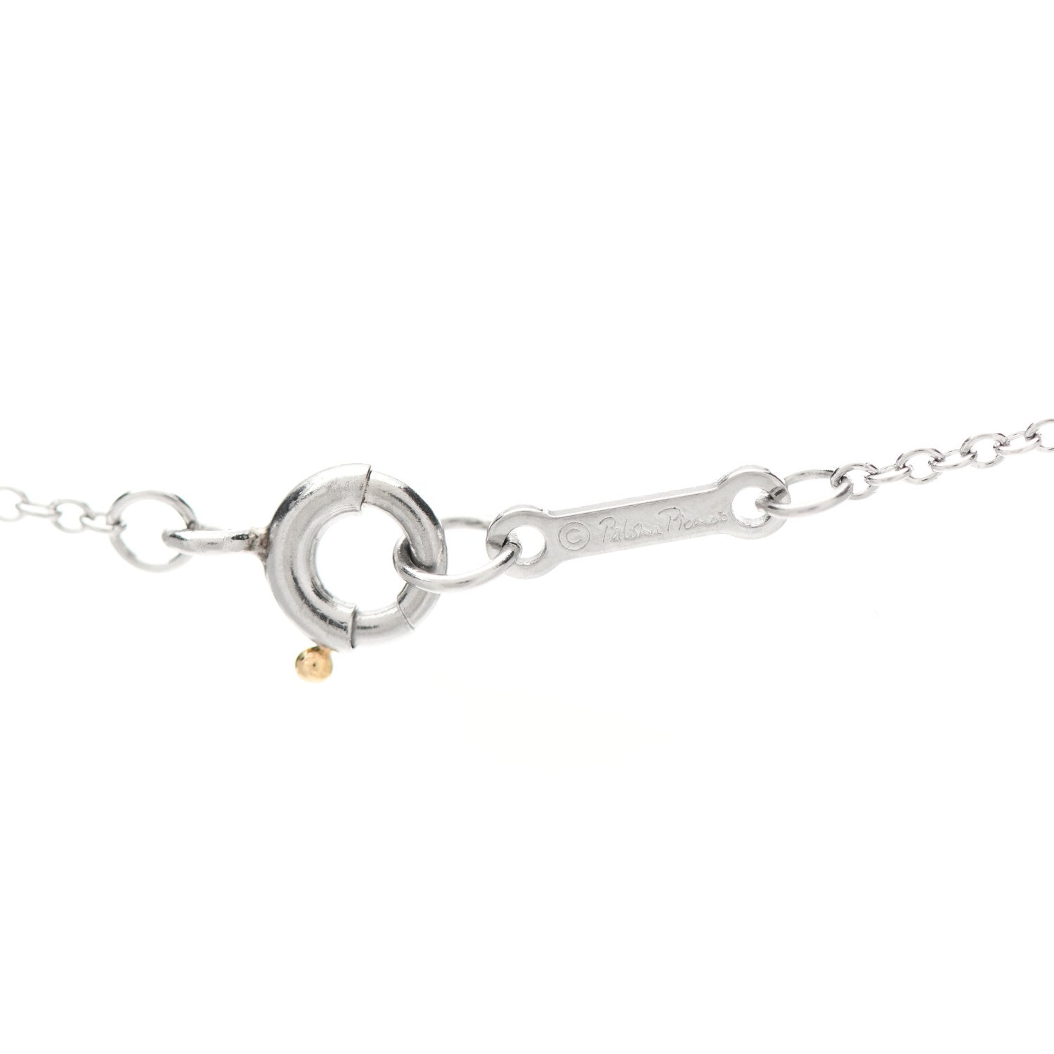 Tiffany Platinum Diamond Paloma Picasso Loving Heart Pendant Necklace 5 of 5
