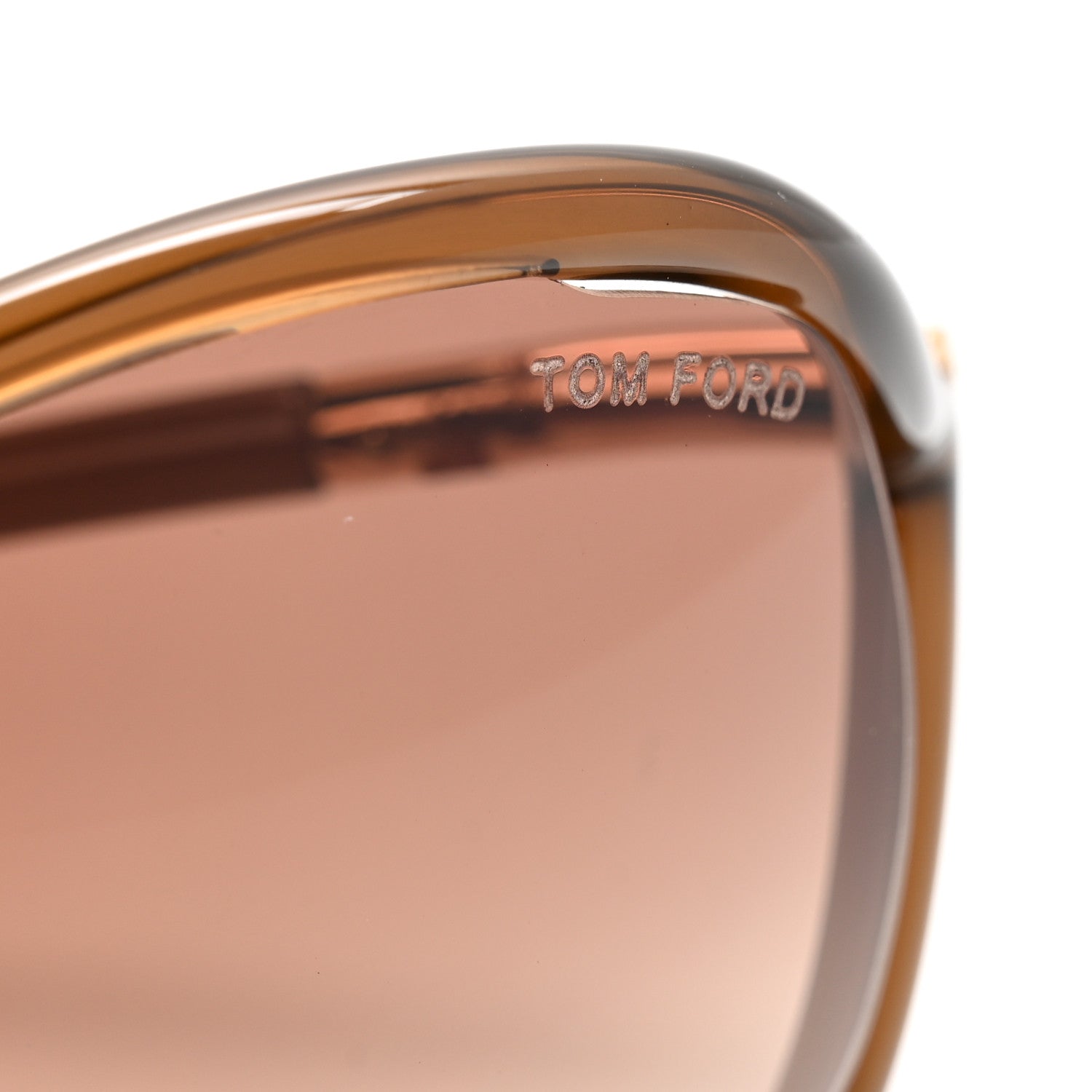 Tom Ford Acetate Whitney Crossover Sunglasses TF9 Brown 9 of 10