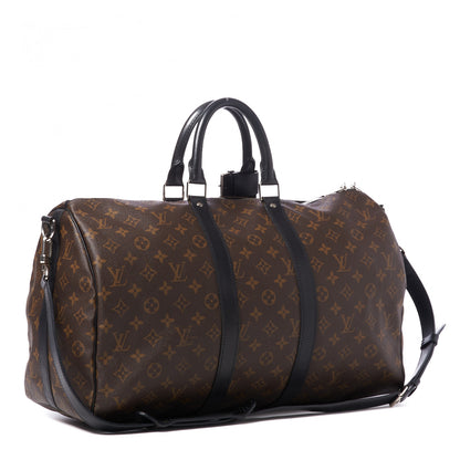Louis Vuitton Monogram Macassar Keepall Bandouliere 45 2 of 11