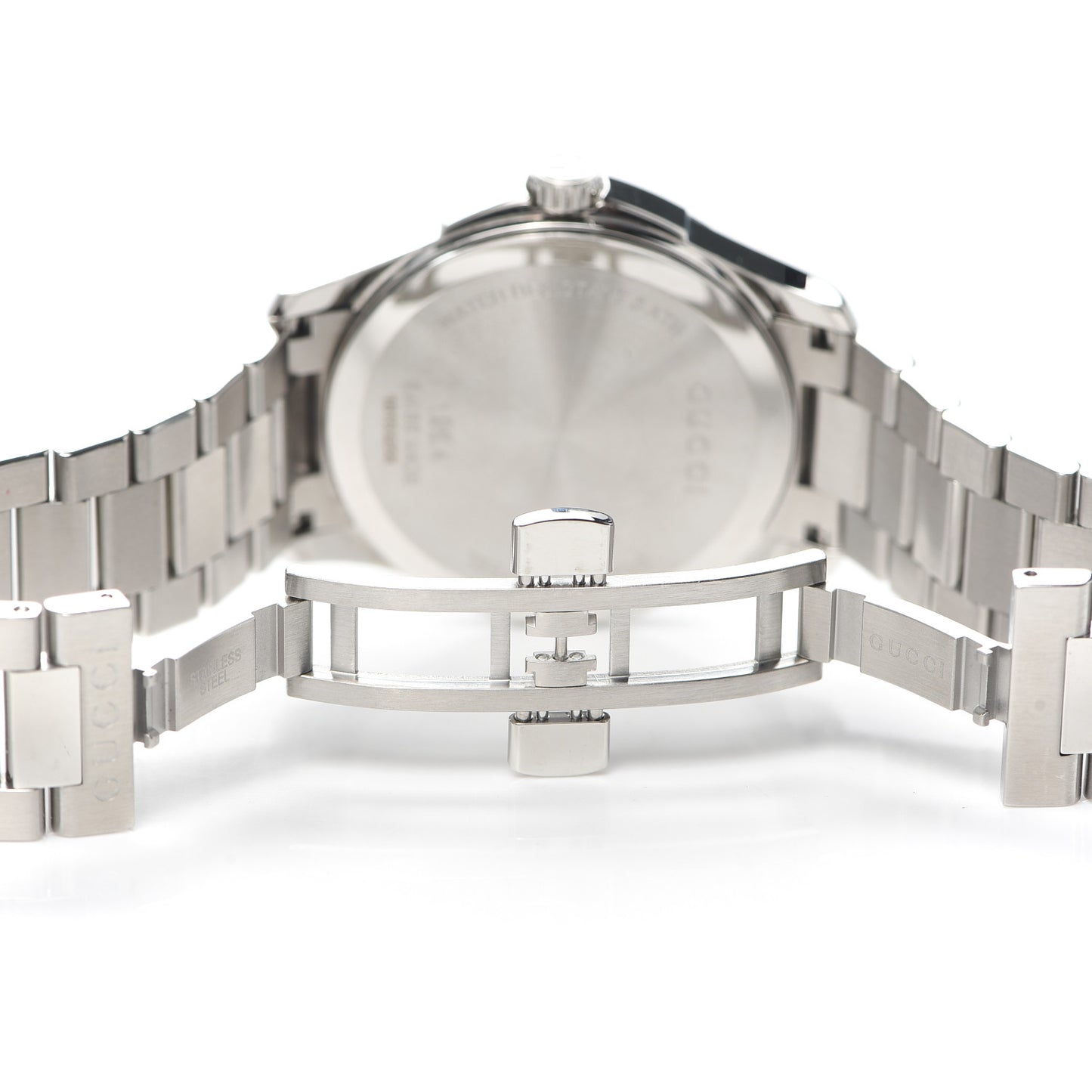 Stainless Steel Diamond Bezel Black Mother of Pearl 38mm G-Timeless Quartz Watch