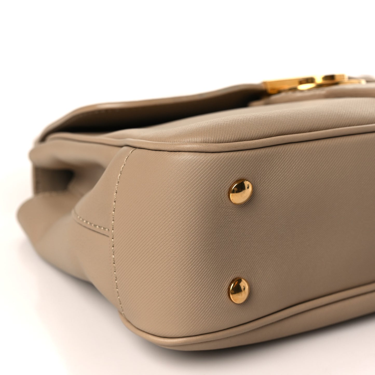 Trench Calfskin Medium DK88 Top Handle Bag Honey