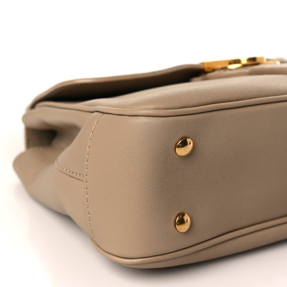 Burberry Trench Calfskin Medium DK88 Top Handle Bag Honey 6 of 7