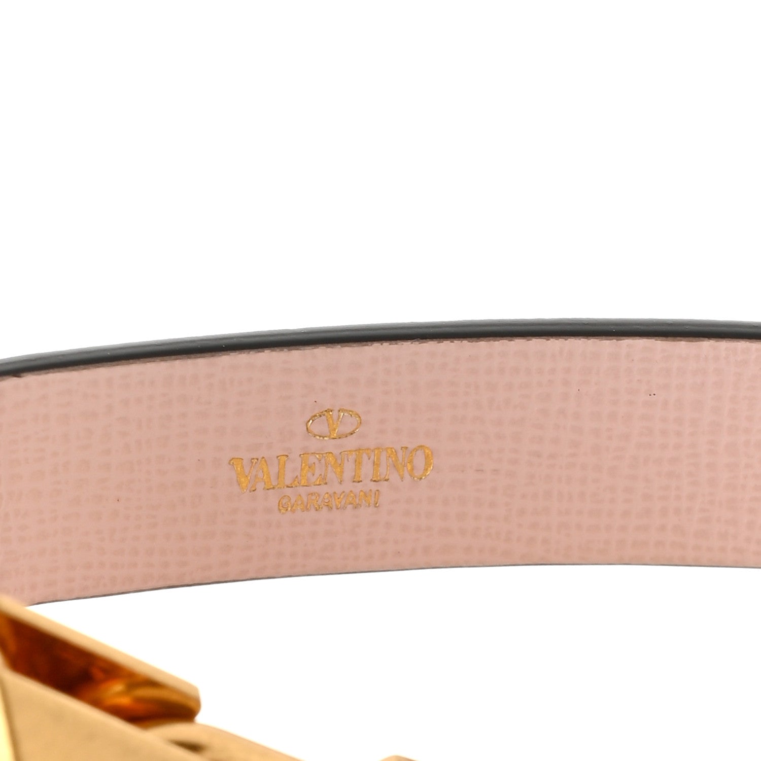 Valentino Garavani Grainy Calfskin VLogo Stud Sign Shoulder Bag Rose Quartz 7 of 11