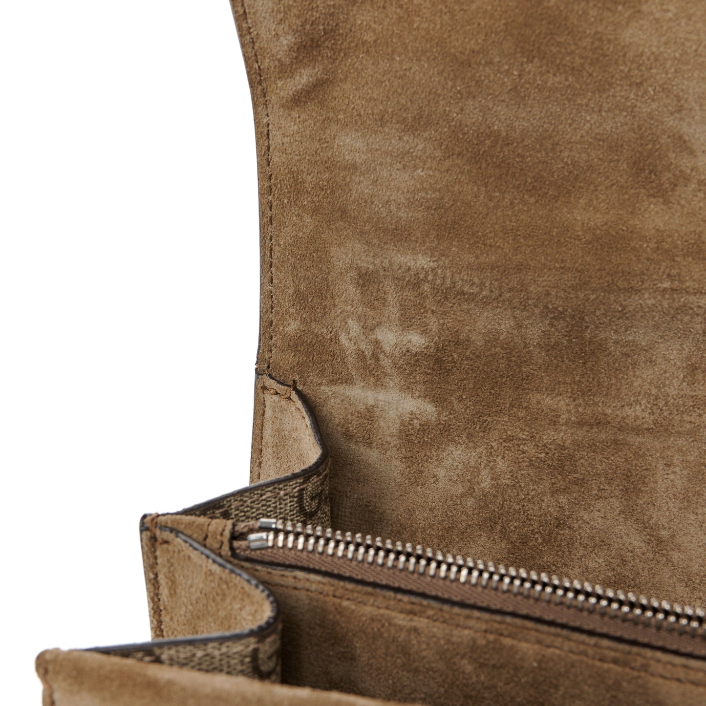 GG Supreme Monogram Medium Dionysus Shoulder Bag Taupe