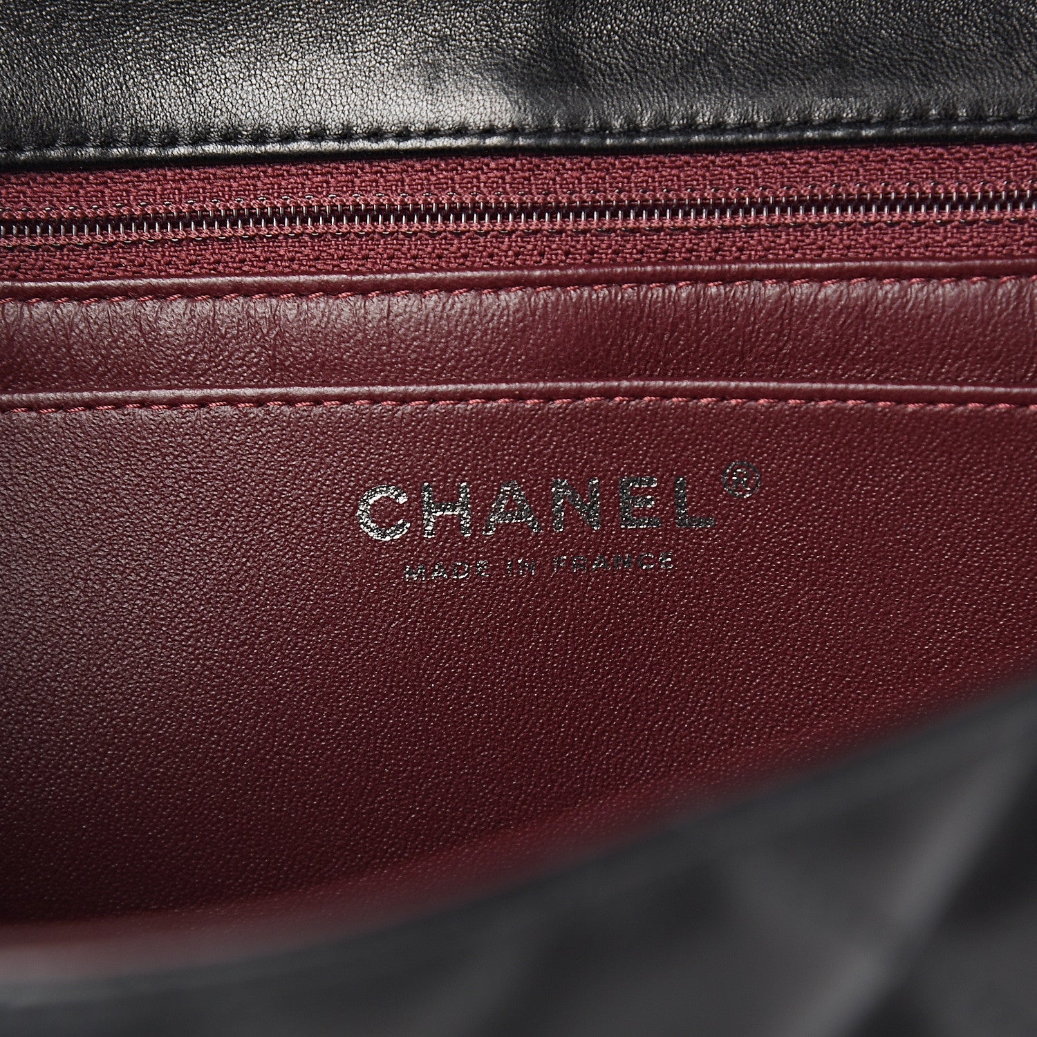 Chanel Lambskin Quilted Jumbo Single Flap Black 5 of 10