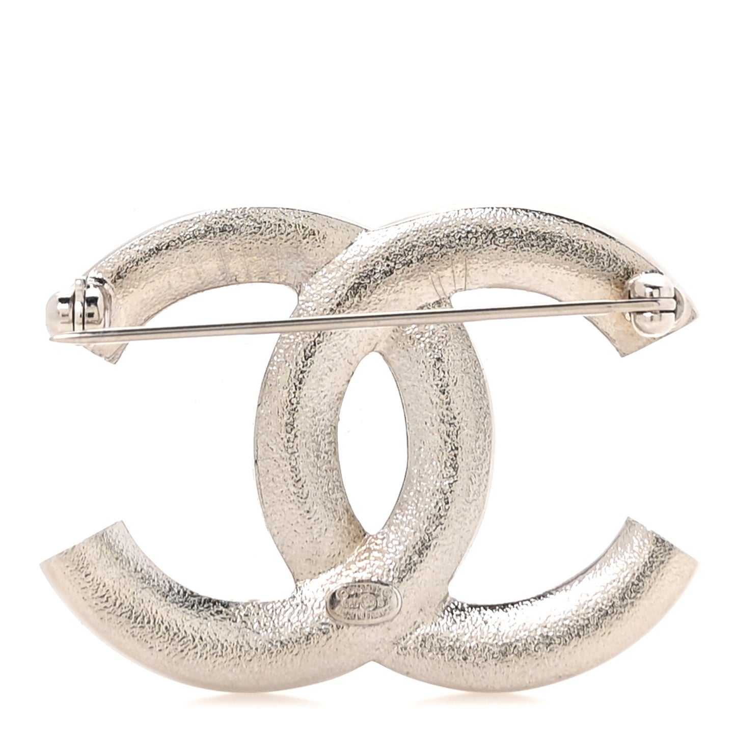 Crystal Palais Garnier CC Brooch Silver