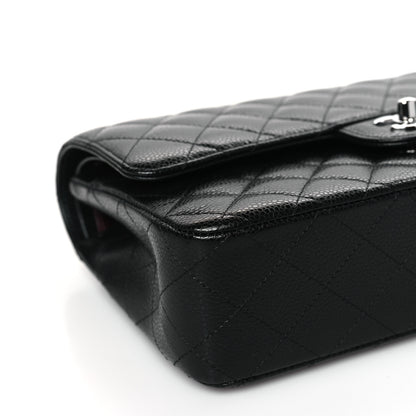 Chanel Caviar Quilted Medium Double Flap Black 7 of 9