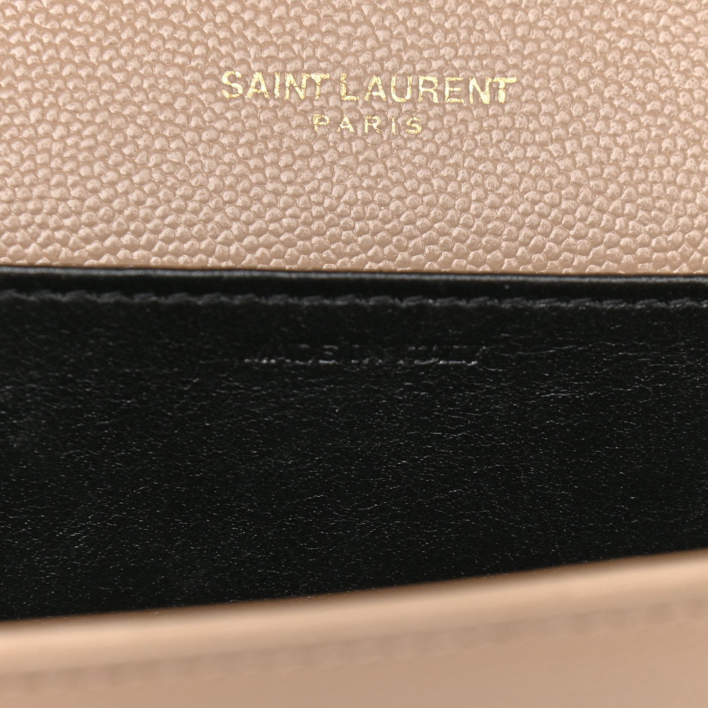 Grain De Poudre Monogram Uptown Chain Wallet Dark Beige
