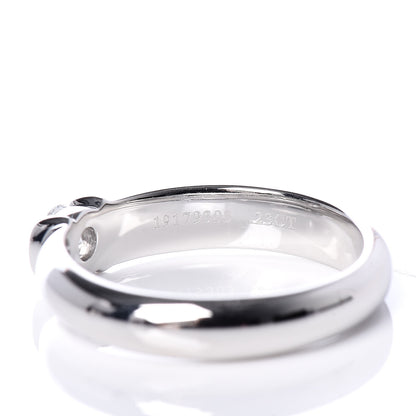 Tiffany Platinum Diamond .23ct Etoile Solitaire Ring 51 5.75 4 of 5