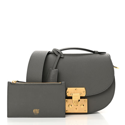 Moynat Carat Calfskin Flori PM Grey 3 of 11
