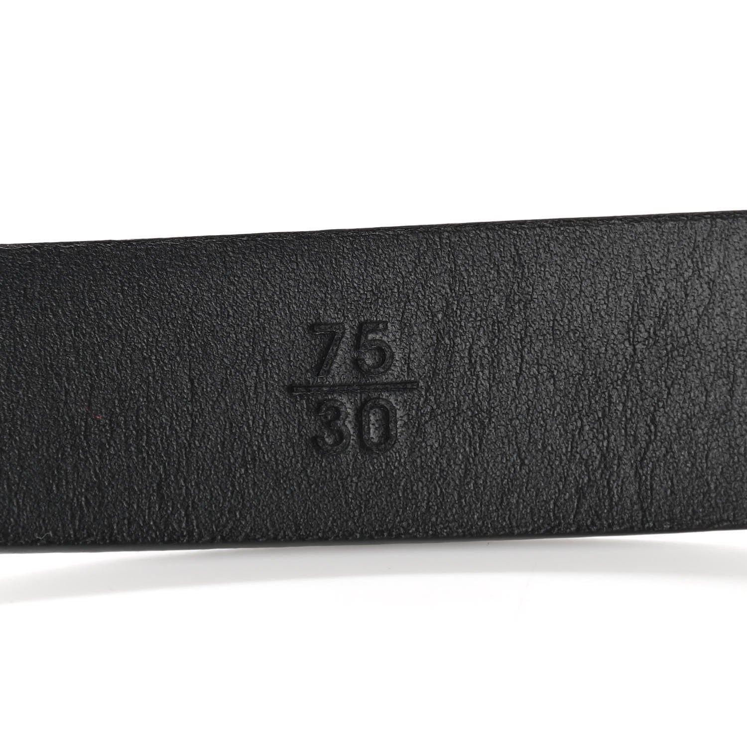 Chanel Calfskin Crystal Peace Sign Emoji Belt 75 30 Black 7 of 7