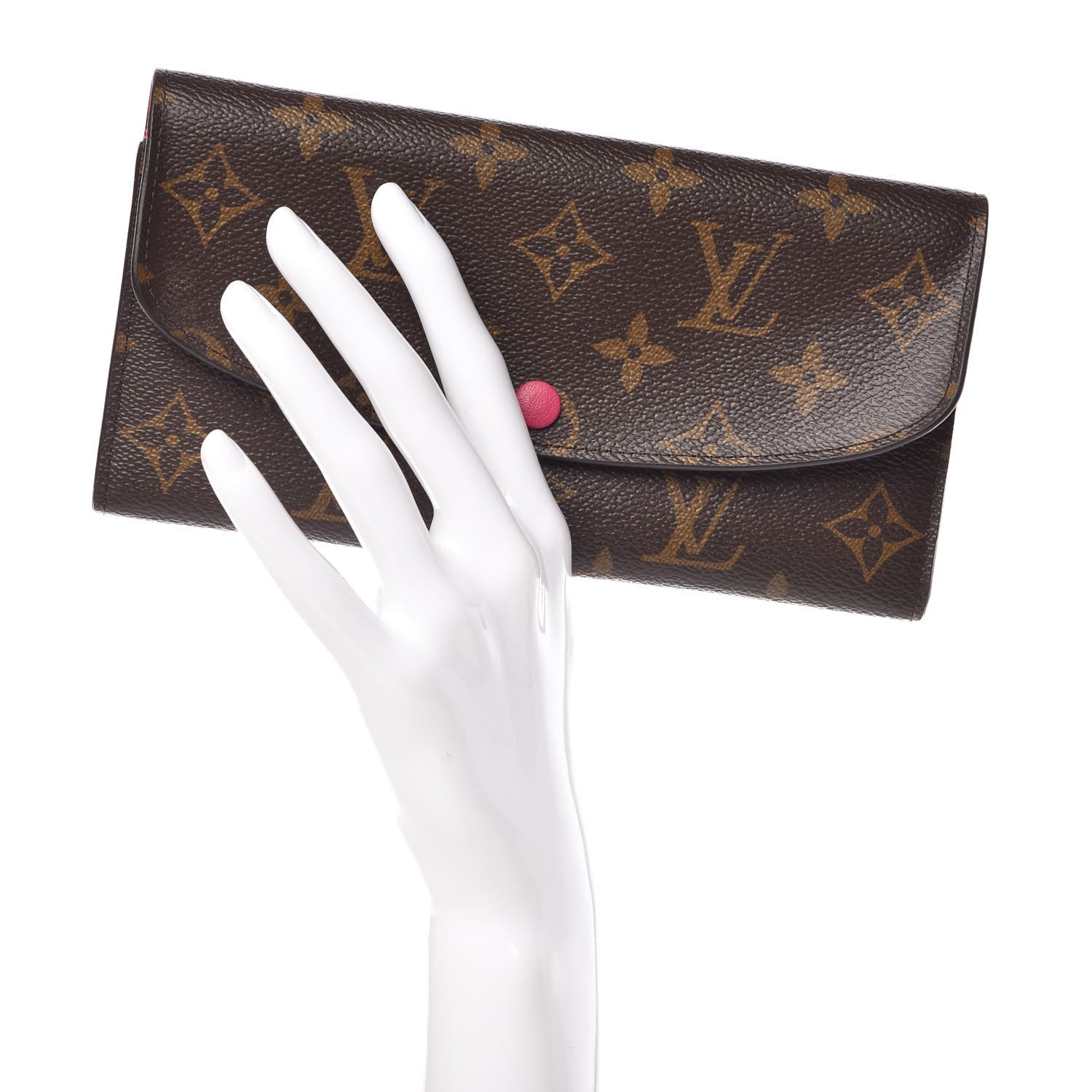 Louis Vuitton Monogram Emilie Wallet Hot Pink 2 of 9