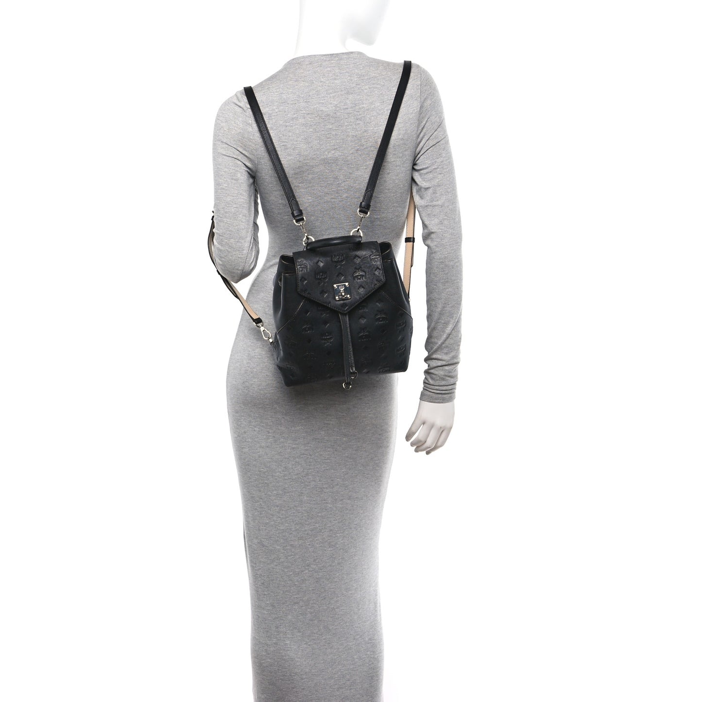 Calfskin Ottomar Monogram Essential Backpack Black