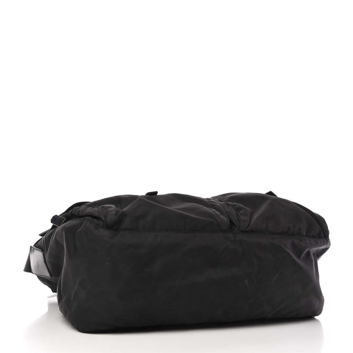 Nylon Vela Messenger Bag Black