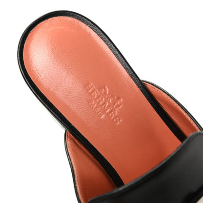 Hermes Goatskin Trocadero Mule 37.5 Black 8 of 11