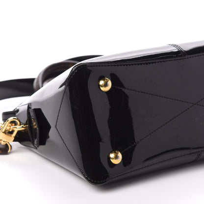 Louis Vuitton Patent Calfskin Miroir Tote Black 8 of 11