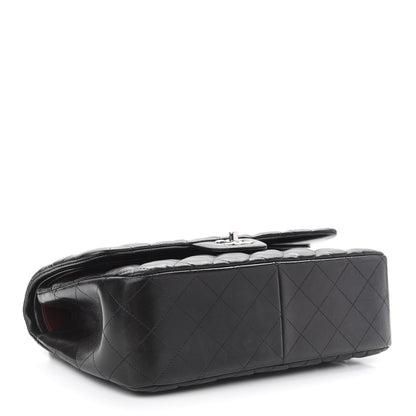 Chanel Lambskin Quilted Jumbo Double Flap Black 4 of 14