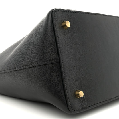 Celine Supple Calfskin Medium Conti Black 10 of 11