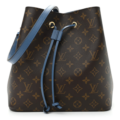 Louis Vuitton Monogram Neonoe MM Blue Jean 1 of 9