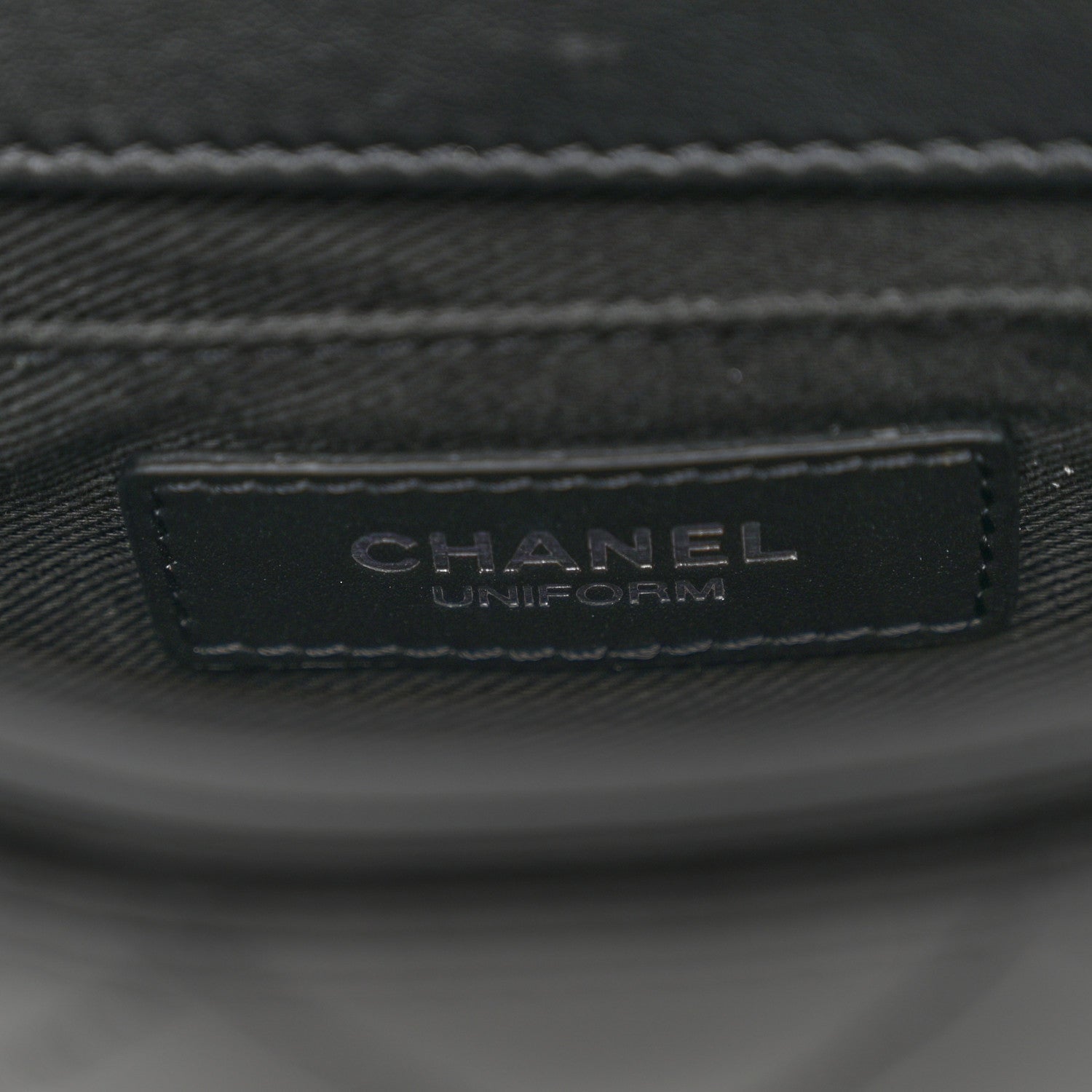 Chanel Calfskin Quilted CC Uniform Flap Belt Bag Black 6 of 11