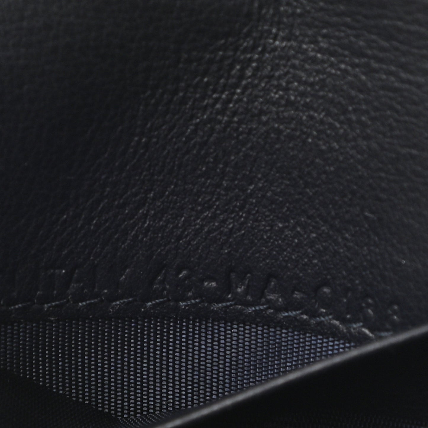Oblique Saddle Card Holder Blue
