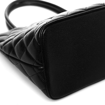 Chanel Caviar Quilted Medallion Tote Black 9 of 12