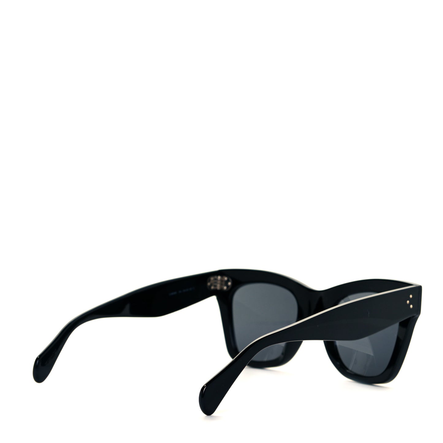 Acetate Crystal Cat Eye Sunglasses CL 4004IS Black