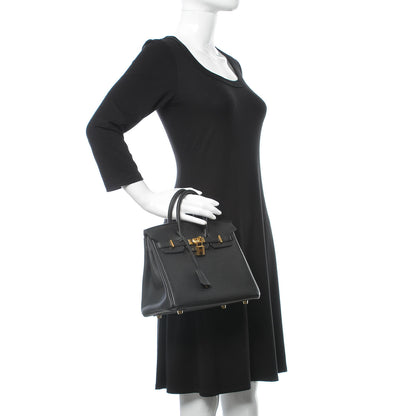 Hermes Togo Birkin 25 Black 2 of 33