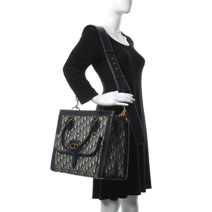 Christian Dior Oblique Tote Bag Blue 2 of 11