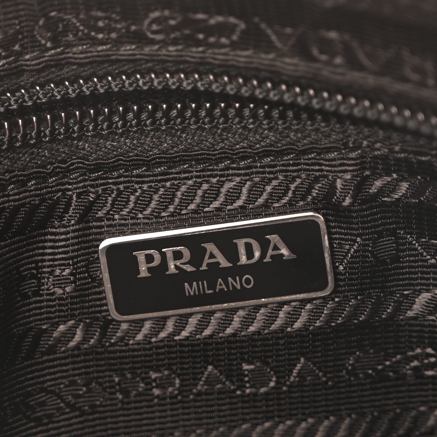 Prada Re-Nylon Vela Pouch Black 6 of 10