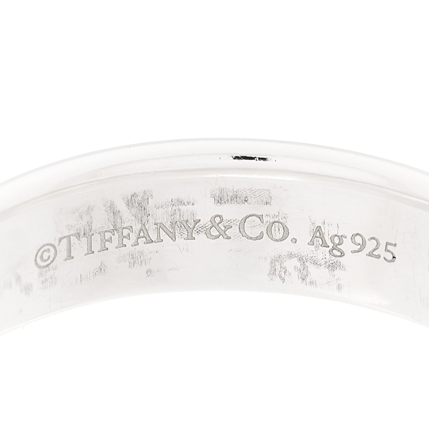 Sterling Silver Diamond Return to Tiffany Narrow Ring 67 11.75