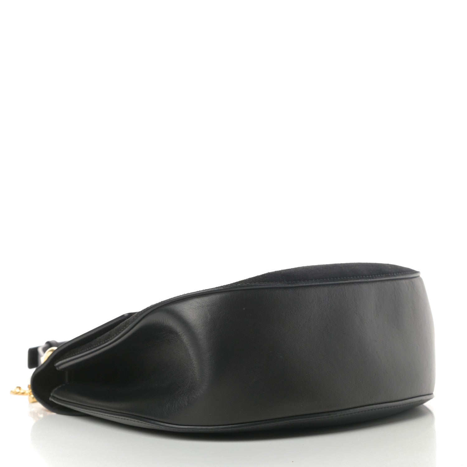 Chloe Suede Smooth Calfskin Medium Drew Shoulder Bag Black 4 of 15