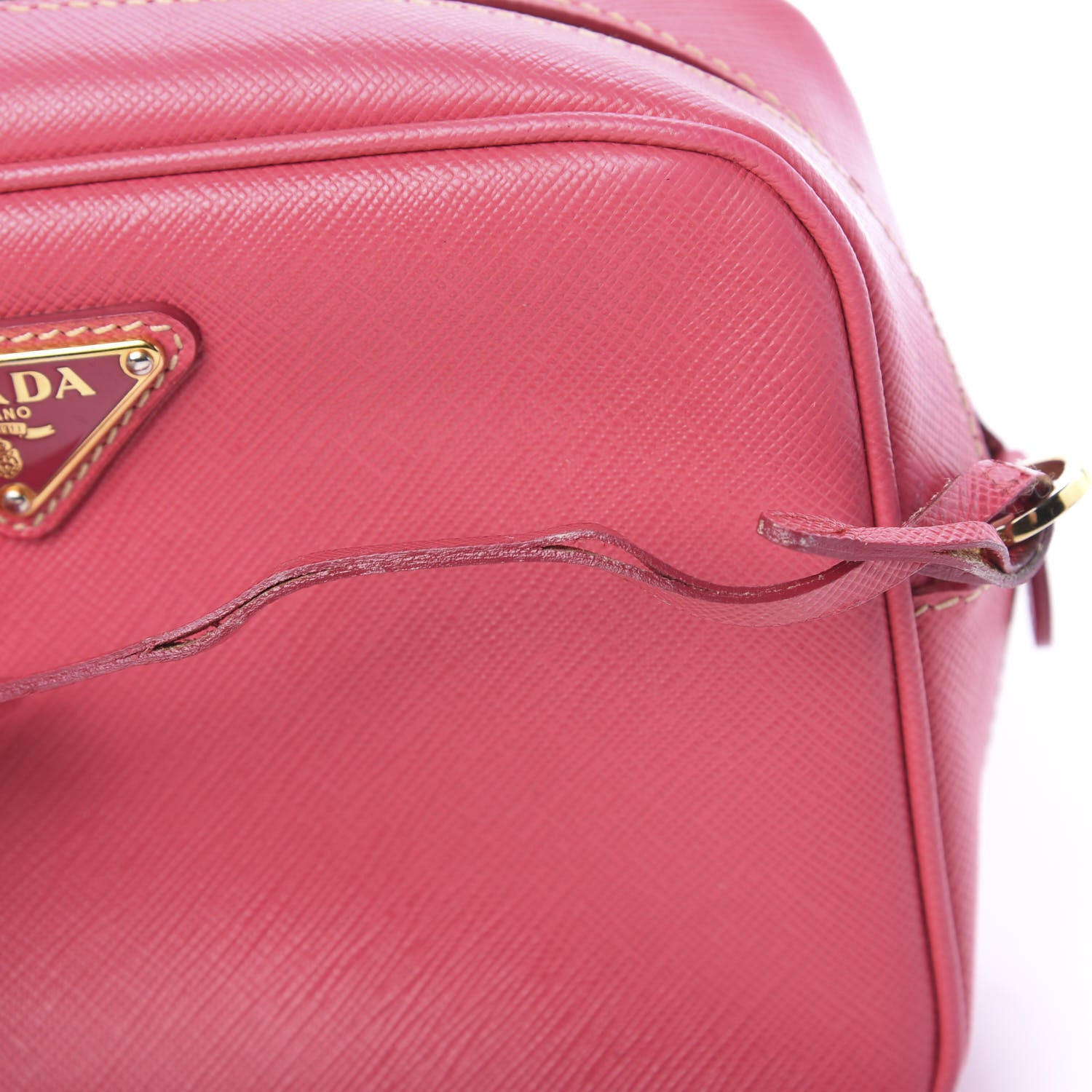Prada Saffiano Camera Crossbody Peonia 16 of 17